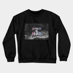 Autistic and Proud: Bigender Crewneck Sweatshirt